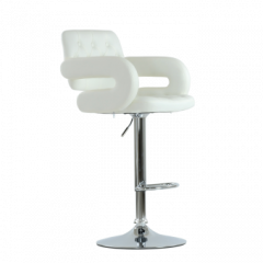 Барный стул Barneo N-135 Gregor белая в Асбесте - asbest.mebel24.online | фото 1