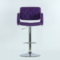 Барный стул Barneo N-135 Gregor фиолетовая в Асбесте - asbest.mebel24.online | фото 3