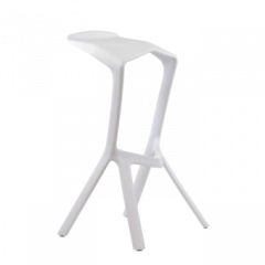 Барный стул Barneo N-227 Miura белый в Асбесте - asbest.mebel24.online | фото