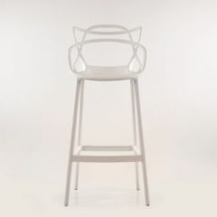 Барный стул Barneo N-235 Masters, белый, design Phillip Stark в Асбесте - asbest.mebel24.online | фото 3