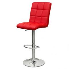 Барный стул Barneo N-48 Kruger красный в Асбесте - asbest.mebel24.online | фото 1