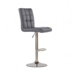 Барный стул Barneo N-48 Kruger серый в Асбесте - asbest.mebel24.online | фото