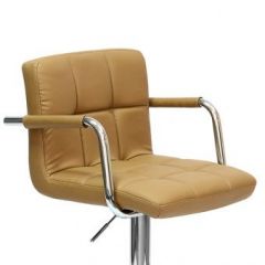 Барный стул Barneo N-69 Kruger Arm Светло-коричневый в Асбесте - asbest.mebel24.online | фото 2