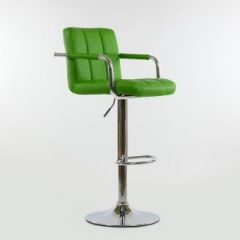 Барный стул Barneo N-69 Kruger Arm Зеленый в Асбесте - asbest.mebel24.online | фото 2