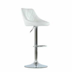 Барный стул Barneo N-83 Comfort (Комфорт) белый в Асбесте - asbest.mebel24.online | фото