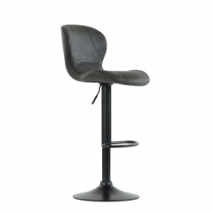 Барный стул Barneo N-86 Time / Black / VPU Dark Gray Vintage серый винтаж 970-11 в Асбесте - asbest.mebel24.online | фото