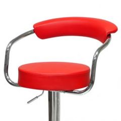 Барный стул Barneo N-91 Orion красный в Асбесте - asbest.mebel24.online | фото 2