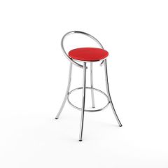 Барный стул Фуриант красный матовый-803м в Асбесте - asbest.mebel24.online | фото 1