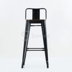 Барный стул N-238 Tolix Wood style Черный в Асбесте - asbest.mebel24.online | фото 4