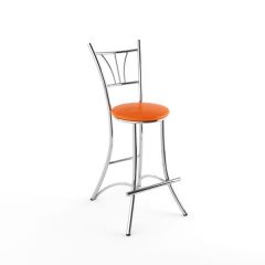 Барный стул Трилогия оранжевый-843 в Асбесте - asbest.mebel24.online | фото