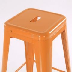 Барный табурет Barneo N-241 Tolix Style (RAL2003 оранжевый) в Асбесте - asbest.mebel24.online | фото 3