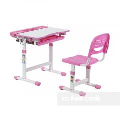 Комплект парта + стул трансформеры Cantare Pink в Асбесте - asbest.mebel24.online | фото 2