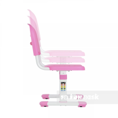 Комплект парта + стул трансформеры Cantare Pink в Асбесте - asbest.mebel24.online | фото 7