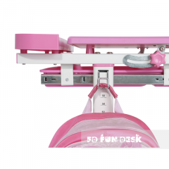 Комплект парта + стул трансформеры Cantare Pink в Асбесте - asbest.mebel24.online | фото 5