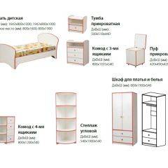Набор мебели для детской Юниор-10 (с кроватью 800*1600) ЛДСП в Асбесте - asbest.mebel24.online | фото 2