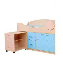 Набор мебели для детской Юниор -12.2 (700*1860) МДФ матовый в Асбесте - asbest.mebel24.online | фото 4