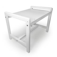 Детский растущий комплект стол и два стула  Я САМ "Лофт" (Белый, Белый) в Асбесте - asbest.mebel24.online | фото 3