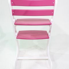 Детский растущий стул Конёк Горбунёк Комфорт (Бело-розовый) в Асбесте - asbest.mebel24.online | фото 5