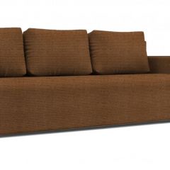 Диван Алиса 4 Shaggy BROWN - Teos Dark Brown в Асбесте - asbest.mebel24.online | фото