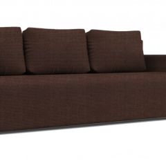 Диван Алиса 4 Shaggy CHOCOLATE - Teos Dark Brown в Асбесте - asbest.mebel24.online | фото