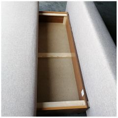 Диван-кровать Комфорт без подлокотников (4 подушки) BALTIC COFFE-LATTE в Асбесте - asbest.mebel24.online | фото 8