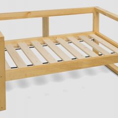 Диван трехместный DEmoku Д-3 (Серебристо-серый/Натуральный) в Асбесте - asbest.mebel24.online | фото 5