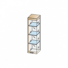 Гостиная Мелисса Композиция 8 (Гикори Джексон светлый) в Асбесте - asbest.mebel24.online | фото 3