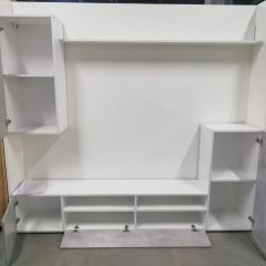 Гостиная МГС 4 (Белый/Цемент светлый) в Асбесте - asbest.mebel24.online | фото 3