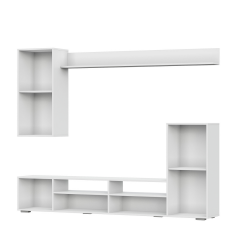 Гостиная МГС 4 (Белый/Цемент светлый) в Асбесте - asbest.mebel24.online | фото 4