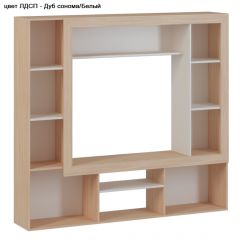 Гостиная Оскар 3 (Дуб сонома/Белый) в Асбесте - asbest.mebel24.online | фото 2