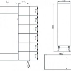 КАЛГАРИ МС Спальный гарнитур в Асбесте - asbest.mebel24.online | фото 17