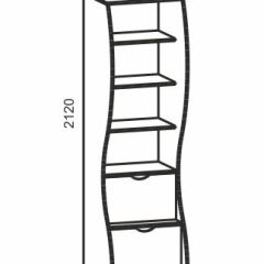 Киви №11 Пенал с 2мя ящ., (ЛДСП молочный дуб/лайм) в Асбесте - asbest.mebel24.online | фото 2