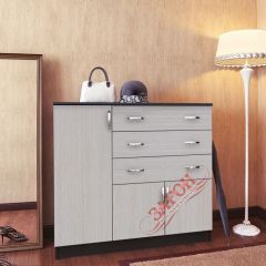 Комод №3 ЛДСП (Венге/Дуб Белфорд) в Асбесте - asbest.mebel24.online | фото 2