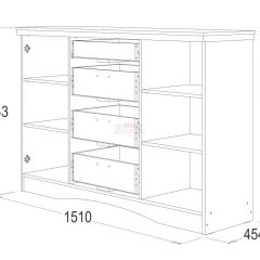 Комод многоцелевой Ольга-10 МДФ в Асбесте - asbest.mebel24.online | фото 2