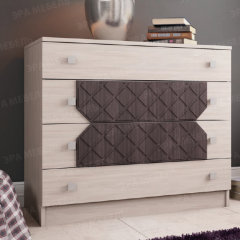 Комод Николь (Ясень Шимо/Лиственница темная) в Асбесте - asbest.mebel24.online | фото