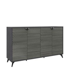 Комодино ПМ-390.03 Комод (ЛДСП Матера/МДФ Санторини темный) в Асбесте - asbest.mebel24.online | фото