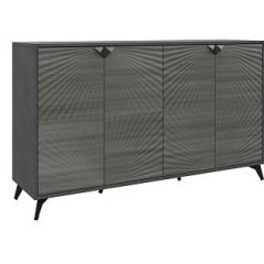 Комодино ПМ-390.03 Комод (ЛДСП Матера/МДФ Санторини темный) в Асбесте - asbest.mebel24.online | фото 2