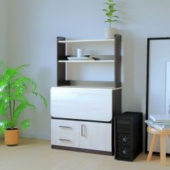 Компьютерный стол СП-1 (Венге/Дуб молочный) в Асбесте - asbest.mebel24.online | фото 4