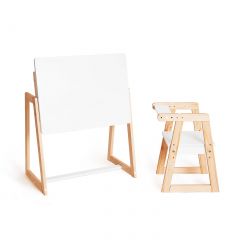 Комплект детской мебели стол и  два стула Я САМ "Лофт-Дуо" (Белый) в Асбесте - asbest.mebel24.online | фото 5