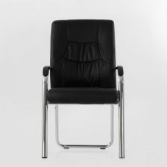 Кресло Barneo K-15 для посетителей и переговорных (черный) в Асбесте - asbest.mebel24.online | фото 2