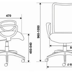 Кресло Бюрократ CH-599/R/TW-97N красный в Асбесте - asbest.mebel24.online | фото 3