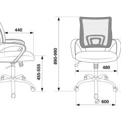 Кресло Бюрократ CH-695N/SL/OR/BLACK оранжевый TW-38-3 черный TW-11 в Асбесте - asbest.mebel24.online | фото 4