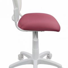 Кресло детское Бюрократ CH-W296NX/26-31 белый TW-15 розовый 26-31 в Асбесте - asbest.mebel24.online | фото 2