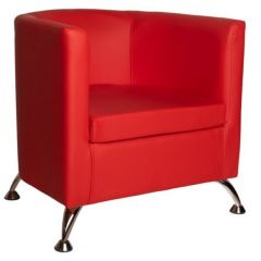 Кресло для офиса Марс (красный) в Асбесте - asbest.mebel24.online | фото