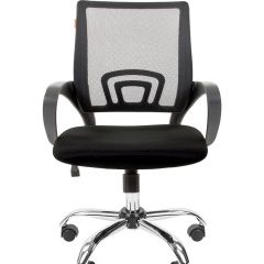 Кресло для оператора CHAIRMAN 696 хром (ткань TW-11/сетка TW-01) в Асбесте - asbest.mebel24.online | фото 2