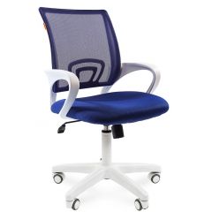 Кресло для оператора CHAIRMAN 696 white (ткань TW-10/сетка TW-05) в Асбесте - asbest.mebel24.online | фото