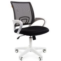 Кресло для оператора CHAIRMAN 696 white (ткань TW-11/сетка TW-01) в Асбесте - asbest.mebel24.online | фото