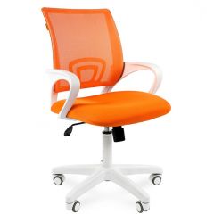Кресло для оператора CHAIRMAN 696 white (ткань TW-16/сетка TW-66) в Асбесте - asbest.mebel24.online | фото 1