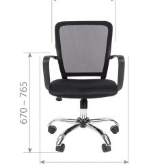 Кресло для оператора CHAIRMAN 698 хром (ткань TW 10/сетка TW 05) в Асбесте - asbest.mebel24.online | фото 6