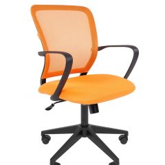 Кресло для оператора CHAIRMAN 698 (ткань/сетка TW - оранжевый) в Асбесте - asbest.mebel24.online | фото